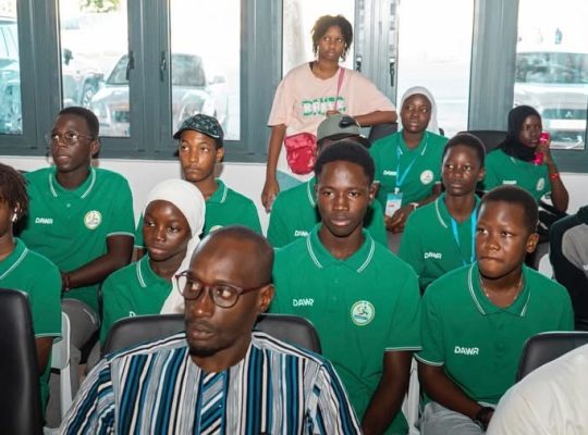 Quelques athlètes de la délégation.